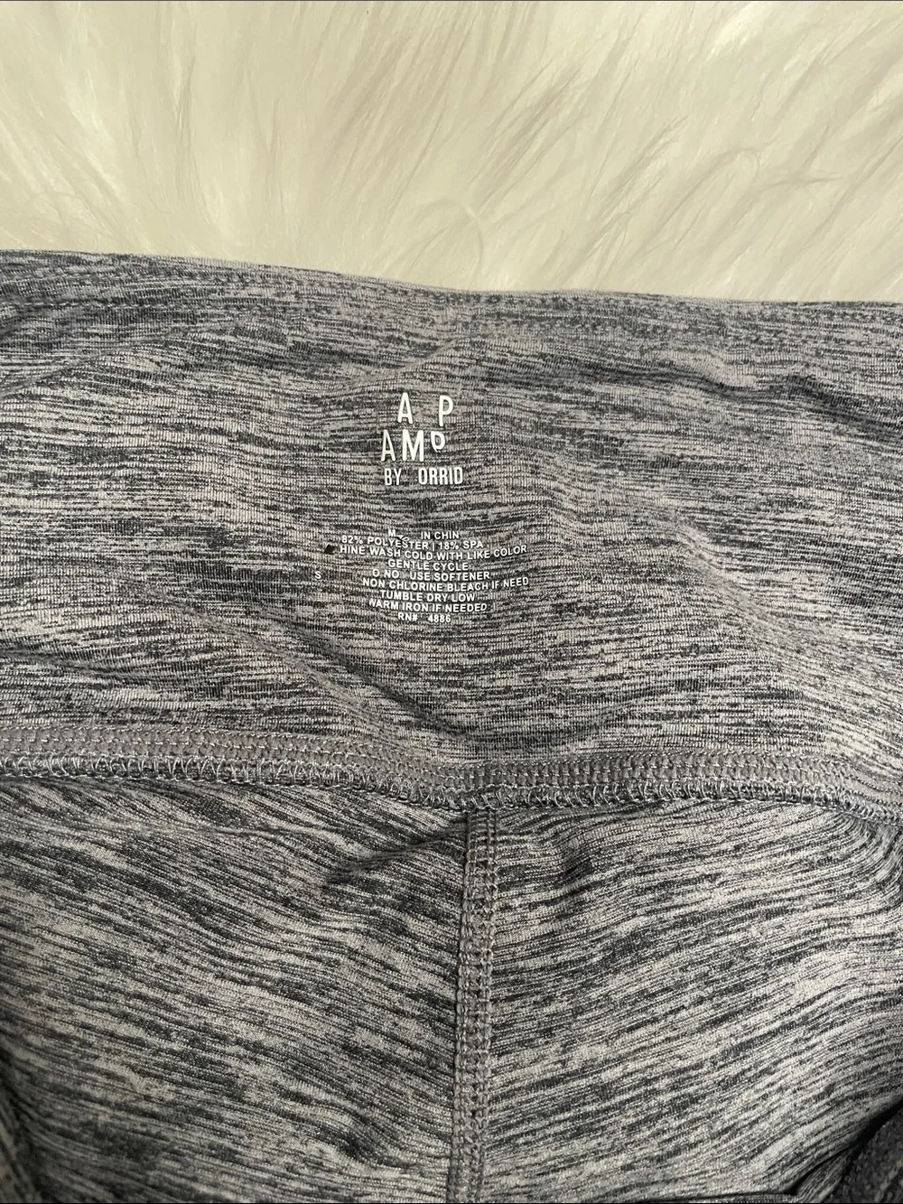 torrid Heathered Charcoal Bike Shorts L49 - Picture 5 of 11